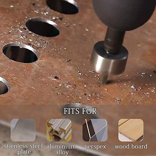 image for HSS Hole Saw Kits for Metal, Rocaris 23 pcs High-Speed Steel Hole Saw 