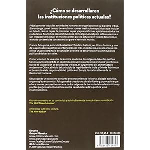 Los orígenes del orden político : desde la prehistoria hasta la Revolución Francesa