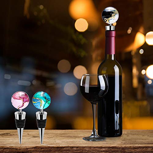 Soleebee-3-Pack-Decorative-Wine-Stoppers-Wine-Bottle-Stopper-with-Beautiful-Art-GlassBeverage-Bottle-Stoppers-For-Gifts-Bar-Holiday-Party-Wedding-Style-J