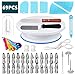 Cake Decorating Supplies with Cake Turntable, Lookka Extended 69pcs Baking Set Includes Piping Bags and Tips Decorating Turntable other Baking Tools
