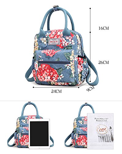 Nylon Waterproof Tote Bag Shoulder Bag for Gym Hiking Picnic Travel Beach Backpack Handbag Women Messenger Bags - Thumbnail 5