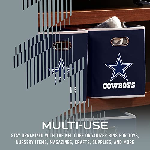 Franklin Sports NFL Dallas Cowboys Collapsible Storage Bin NFL Folding
