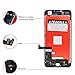 Screen Replacement for iPhone 8 LCD Display & Touch Screen Digitizer Replacement Full Assembly Set with 3D Touch and Free Tools (Black)