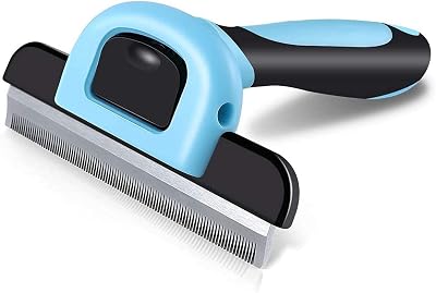 DDSHUN Deshedding Tool for Dogs Cats and Horses - Detachable Dematting Comb