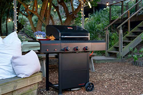 Megamaster 720-0804 Propane Gas Grill, Black