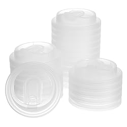 uxcell Disposable Coffee Cup Lids, 50 Count 90mm
