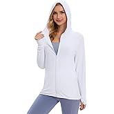 spxidacx Women's UPF 50+ Sun Protection Jacket Long Sleeve Hooded Sun Shirt for Outdoor Sports (with pockets)