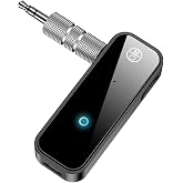 2 in 1 Bluetooth 5.3 Transmitter Receiver, AUX Wireless Bluetooth Audio Adapter for Car, TV, Speaker, Stereo System and Headphones