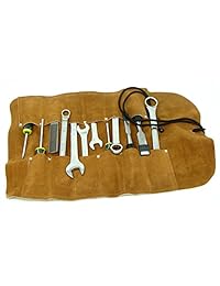 12 Herramientas de bolsillo herramienta rollo para woodcarving (Piel Sin Curtir, cuchillos, cinceles, destornilladores, llaves