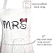 VMNlooking Mr. and Mrs. Couple Aprons Matching Aprons for Wedding 2 Size(Mickey)