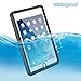 iPad Mini 4 Waterproof Case, Meritcase iPad Mini 4(7.9 inch, IP68 Waterproof Full Body Snowproof Dustproof Shockproof Case with Touch ID and Kickstand for Snowmobile Swimming Surfing Diving- (Black)