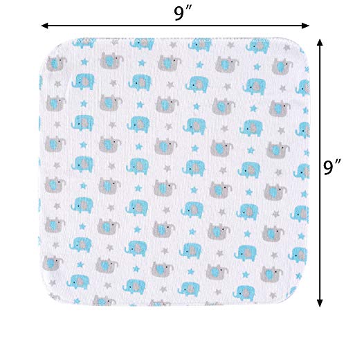 Viviland Baby Hooded Bath Towel and Washcloths, Great Gift for Infants and Newborn, Soft Touch and Strong Absorption, 6 Pack