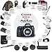 Canon EOS 6D Mark II Wi-Fi DSLR Camera Body - with Pro Battery Grip, TTL Flash, Canon Backpack,128GB Memory, Replacement Battery for LP-E6N, 72