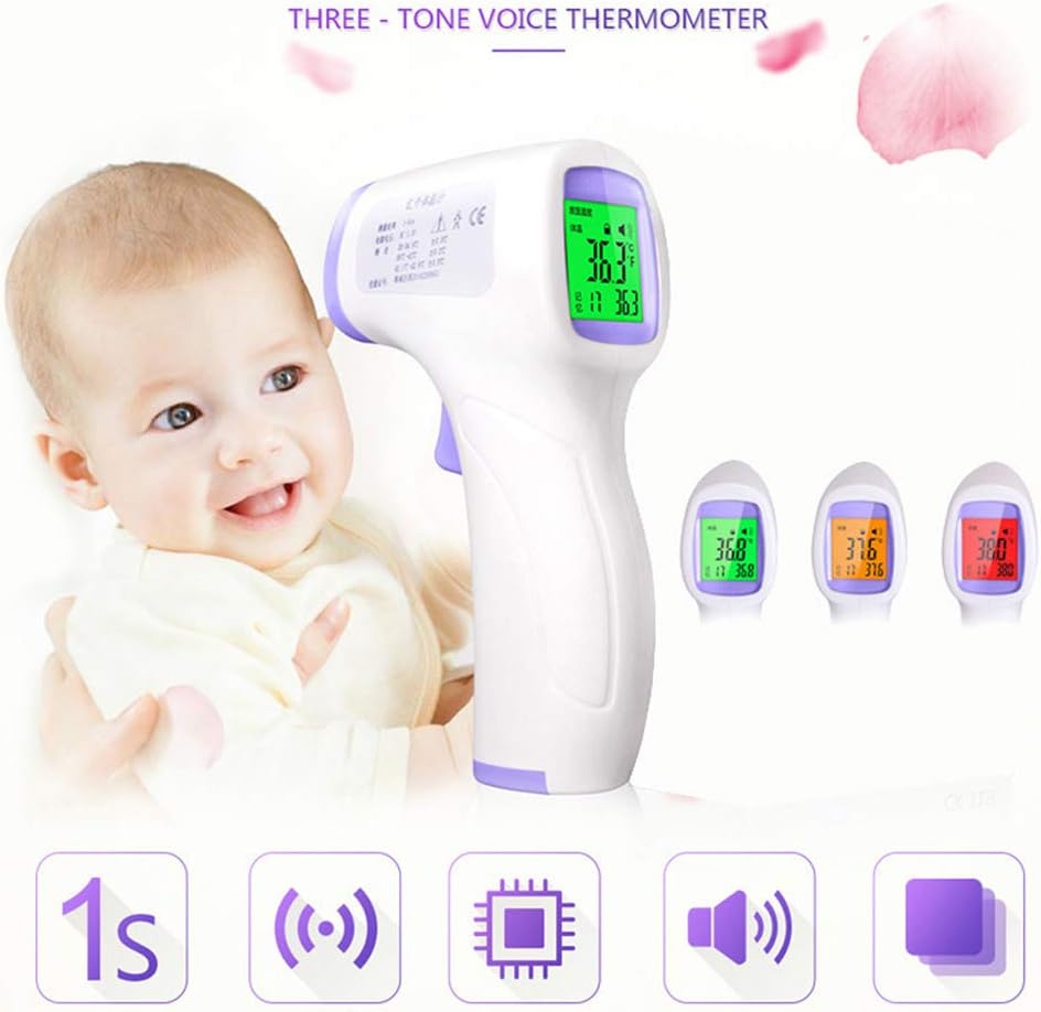XXJ Digital Multifunctionthermometer Non-Contact Forehead Thermometer Baby Non-Contact Forehead Thermometer for Kids and Adult