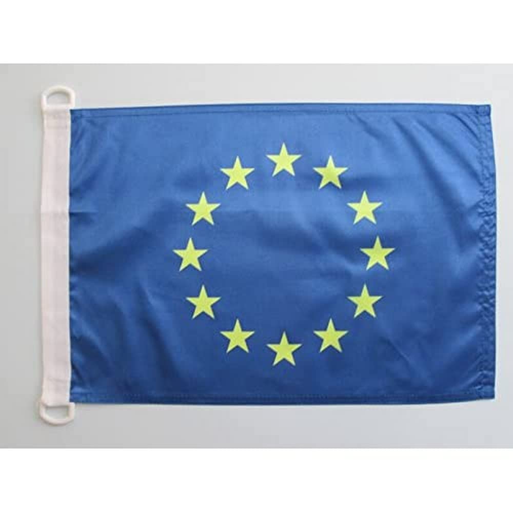 AZ FLAG - Europe Flag - 2x3 Ft - Nautical Use - European Union Banner Knitted Polyester with Two Plastic Rings - Fade Resistant - Vivid Colors - 2' x 3' Feet - 90x60 Cm