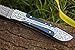 DKC Knives (16 5/18) Sale DKC-37-BH Victorian Damascus Folding Pocket Knife Buffalo Horn 7.75