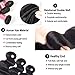 HLSK Brazilian Virgin Hair Body Wave 3 Bundles Remy Human Hair 100% Unprocessed Remy Human Hair Weave（10 12 14）