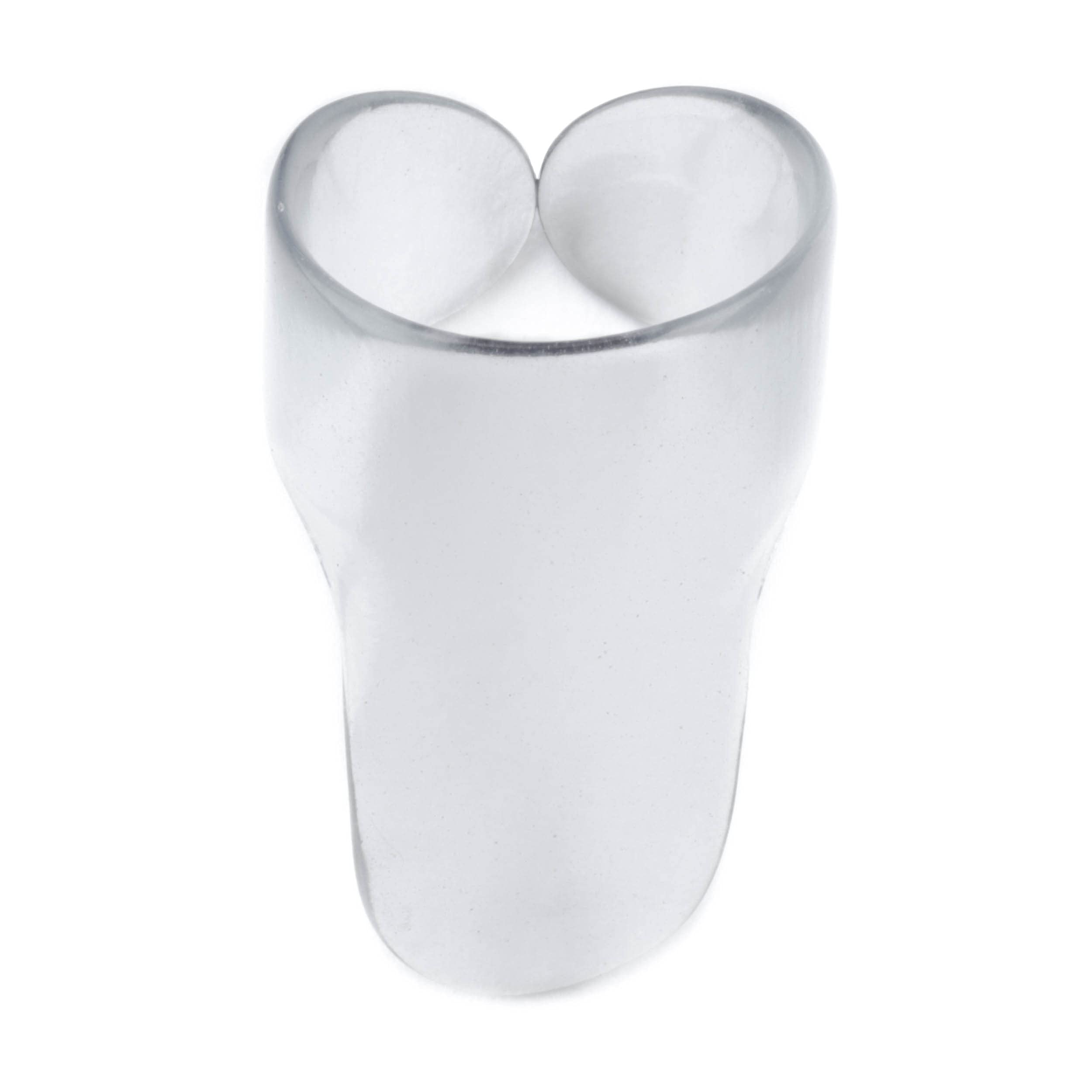 Dunlop 9033R Clear Plastic Fingerpicks, Large, 12/Bag