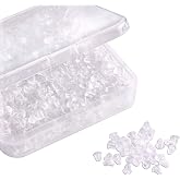 Clear Earring Back 4 mm Silicone Clear Earring Clutch Safety Backings 1200 Pieces