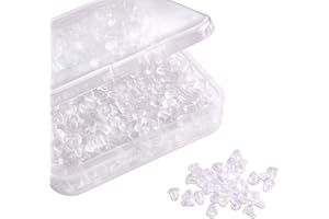 Silicone Clear Earring Backs 1200 Pieces Bullet Earring Clutch by Yalis