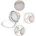 2Pcs Update Mesh Tea Ball + 1Pc Tea Scoop, 100% Stainless Steel Tea Filter, Premium Leakproof Tea Infuser Strainers, Tea Interval Diffuser