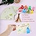 MOMONI Premium 32 Piece Valentines Day Card for Kids With Squeezable Pop-Eye Animal Keychain- Perfect for for Kids, Class Valentine Gifts, Valentine Gifts for Class, Classroom Exchange Favor