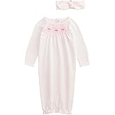 Mud Pie baby-girls Mud Pie Baby Dot Gown