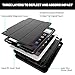 iPad 9.7 2018/2017 Case, iPad 6th Generation Case Hybrid Shockproof Rugged Drop Protection Smart Case with Auto Sleep Wake Function Full Body Protective for New iPad 9.7-inch A1893/A1954 (Black)