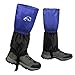 INNOLIFE Unisex Waterproof Snowproof Outdoor Hiking Walking Gaiters Climbing Hunting Snow Legging Leg Cover Wraps (Pair in Blue)
