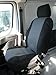 Durafit Seat Covers, 2013-2020 Promaster Van, Front Bucket Seat Covers, in Black/Gray, Twill Fabric