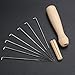 NUOLUX 7pcs Felting Needles Set with Handle Wool Felt Tool Felting Starter Kit