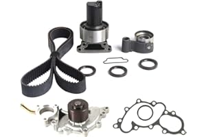 MPLUS OE SOLUTION AUTOPARTS MPLUS Timing Belt Kit W/Water Pump Compatible with 1993-1995 for Toyota 4Runner | 1993-1995 for Toyota T100 | 1993-1995 for Toyota Pickup 3.0L 2958CC V6 SOHC 12V 3VZE