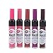 Hanyia 6Pcs Mini Wine Bottle Moisturizing Long Lasting Liquid Lipstick Matte Velvet Lip Gloss Set