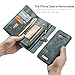 Samsung Galaxy S8 Plus Leather Wallet Phone Case Magnetic Detachable Case with Card Slots Cash Compartment Blue