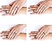 SYOURSELF Silicone Rings Women, Rubber Wedding Rings, 4 Pack Thick, Breathable, Stackable, Comfortable, Wide Ergonomic Design Rubber Wedding Rings Bands for Sports, Outdoors + Gift Box