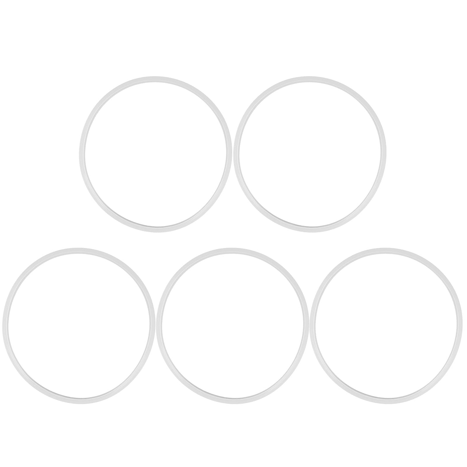 5Pcs Sealing Gaskets Rings, Silicone Pressure Cookers Sealing Ring Aluminum Alloy Slow Cooker Pressure Cooker Accessories Kithchen Cooking Supplies(28-32cm)