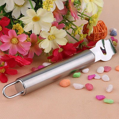 All-In-One Lemon Zester Grater And Channel Knife. Stainless Steel