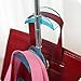 LOUISE MAELYS Rotating Handbag Hanger Rack Closet Organizer for Bag Ties Belt Scarf 4 Hooks Fuchsia