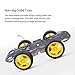 Smart Robot Car Chassis Smart Learning Kit with 4 TT Motor, DIY for UNO R3/Mega 2560/Raspberry Pi/Jetson Nano