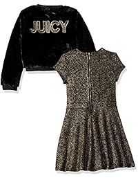 Juicy Couture - Vestido para niña (2 piezas)