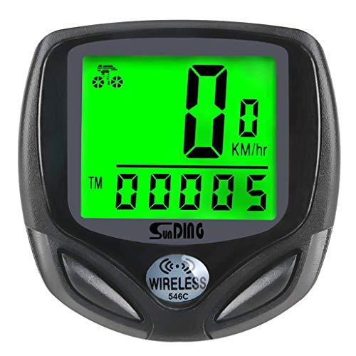 Bicycle Wireless Code, Durable Stopwatch Back Light Speedometer Odometer Bicycle Bike Waterproof - Thumbnail 5