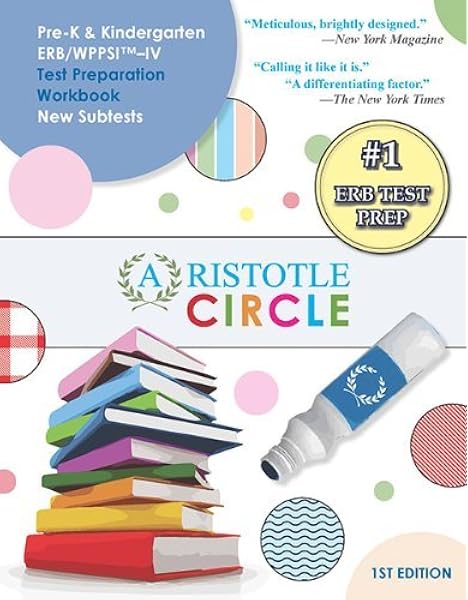 Pre K Kindergarten Erb Wppsi Iv Test Preparation Complete Workbook Set Aristotle Circle Workbooks Aristotle Circle 9780578048482 Amazon Com Books