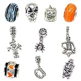 Pro Jewelry (10 Beads) of Halloween Charms Set for Bracelets