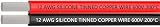 TUOFENG 12 AWG Silicone Wire 30 ft Black Red 2 Conductor Tinned Copper 600V