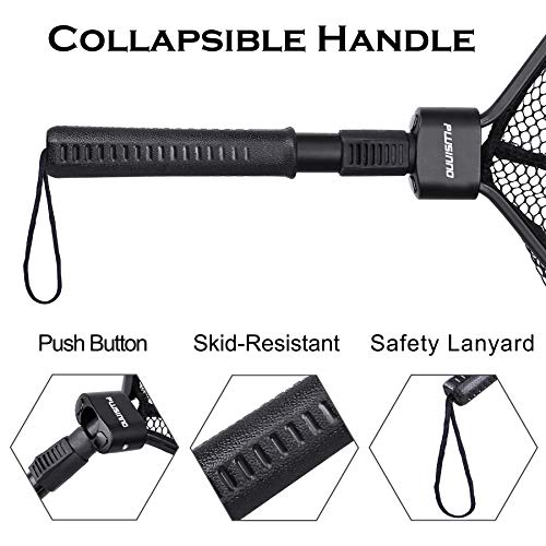 PLUSINNO Fly Fishing Net, Bass Trout Landing Net, Folding Fishing Nets