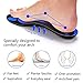 Conor Orthotic Inserts Shock Absorbing High Arch Support Insoles Professional Plantar Fasciitis Feet Insoles for Foot Pain, Flat Feet, Heel Spurs and Plantar Fasciitis (Black)thumb 3