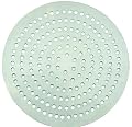 Winco APZP-7SP, 7-Inch Super-Perforated Aluminum Pizza Disk with 72 Holes, Pizza Screen Crisper