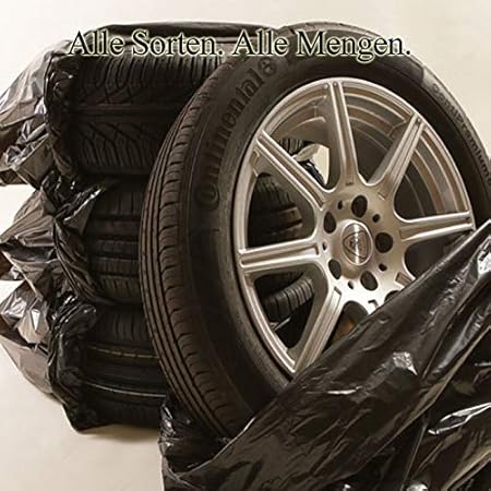 300 Reifentüten. Schwarz. 40µ. (100 x 100 cm. Bis 22 Zoll. XXL).Reifensack. Reifentaschen.Extrastark.Reifenschutz.Kein Schrot