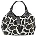 FASH Limited© Giraffe Print Hobo Style Front Flap Top Handle Handbag, One Size