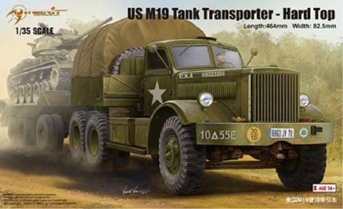 Merit 1/35 U.S. M19 Tank Transporter with Hard Top Cab # 63501